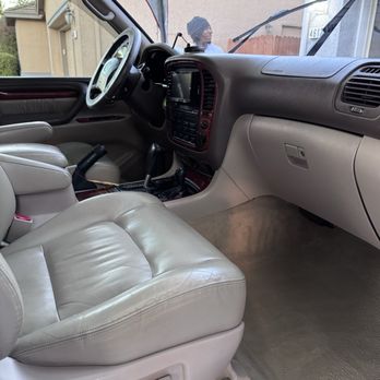 Crowned Detailing - Interior - cleaned front passenger seat - Auto Detailing Near Me Crowned Detailing - Interior - cleaned front passenger seat - Auto Detailing Near Me