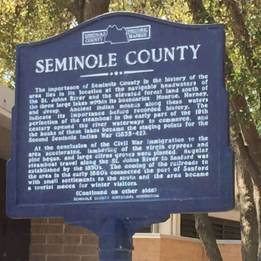 Rest Area - Seminole county history - Rest Stops Near Me - Lake Mary, Florida