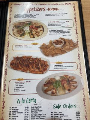 Menu photo 1 Tacos Del Norte Bradley, IL