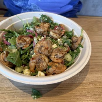 Roots Natural Kitchen - Catalina with shrimp - Salad Near Me - Harrisonburg, Virginia Roots Natural Kitchen - Catalina with shrimp - Salad Near Me - Harrisonburg, Virginia