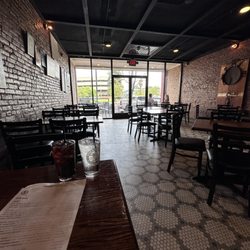 Churchill's Food & Spirits - View inside to the patio