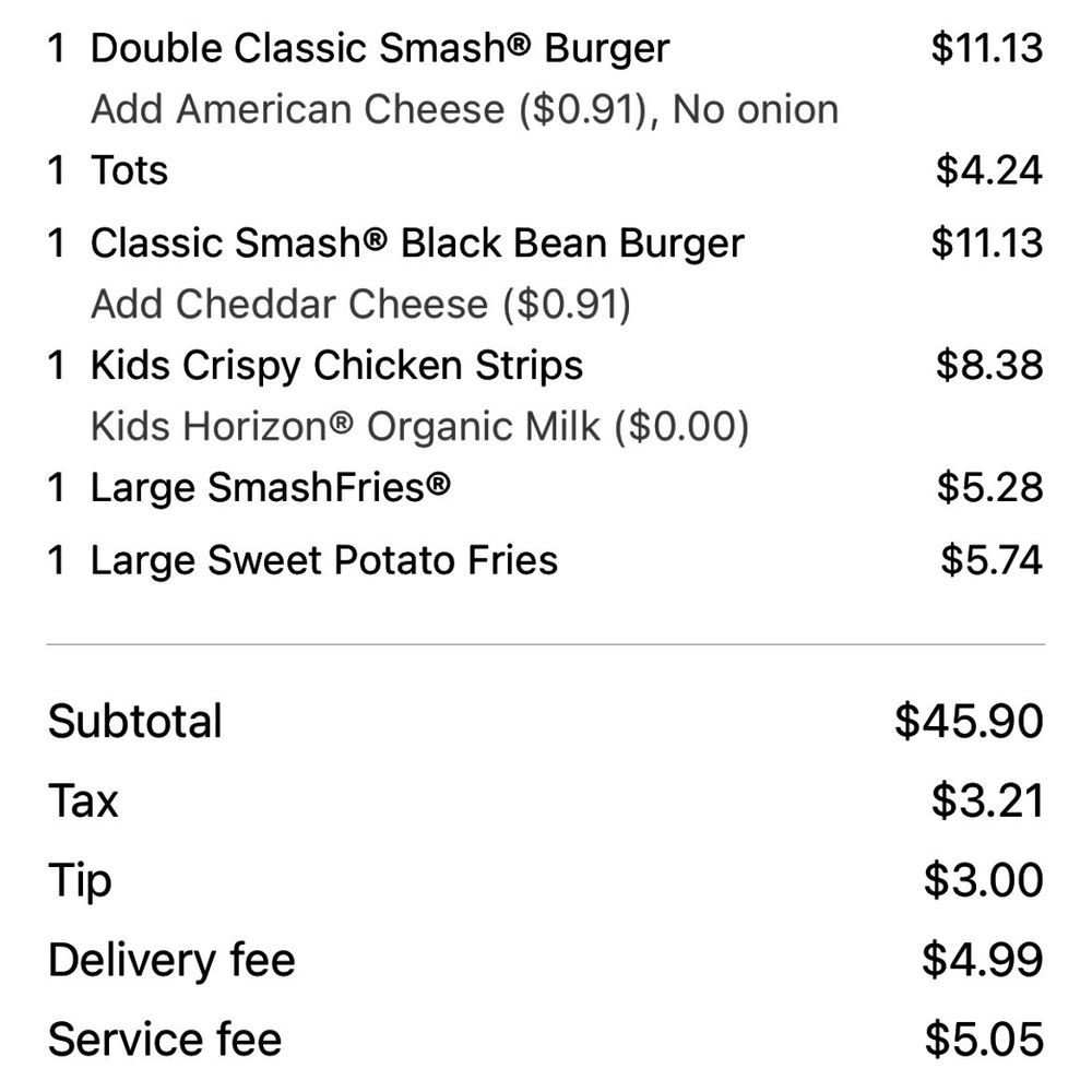 Smashburger - Where I'm charged for a double classic - Burgers Near Me - Largo, Florida Smashburger - Where I'm charged for a double classic - Burgers Near Me - Largo, Florida