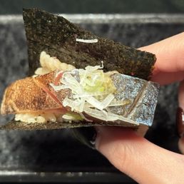mackeral handroll mackeral handroll
