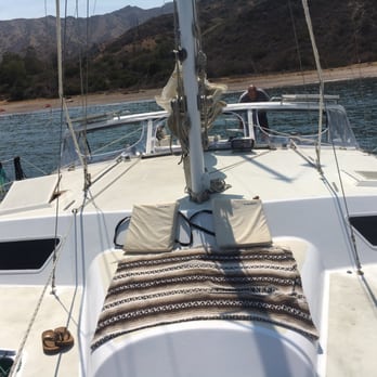 Catalina Adventure Sailing - Ryan set up this cozy romantic spot for us! He's the best! - Boating Near Me Catalina Adventure Sailing - Ryan set up this cozy romantic spot for us! He's the best! - Boating Near Me