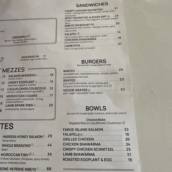 Motek - Menu - Mediterranean Near Me - Aventura, Florida Motek - Menu - Mediterranean Near Me - Aventura, Florida