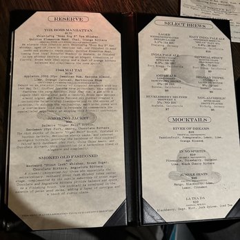 The Cellar Restaurant - Mocktails - French Near Me - Fullerton, California