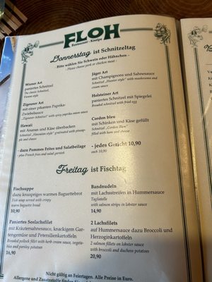 Menu photo 1 Restaurant Floh Berlin, BE