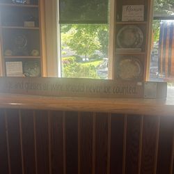Gehringer Brothers Estate Winery - Sign inside the tasting room