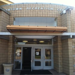 Dowtown Recreational Center - Up close of front of building
