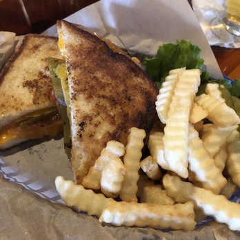 The Dirty Drummer - Grilled Cheese Sandwich w/ green chili strips. - Sports Bars Near Me - Phoenix, Arizona