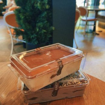 Eataly - Tiramisu Della Nonna (top) & Tiramisu Della Nonna alla Nutella (bottom) - Italian Near Me - Las Vegas, Nevada Eataly - Tiramisu Della Nonna (top) & Tiramisu Della Nonna alla Nutella (bottom) - Italian Near Me - Las Vegas, Nevada