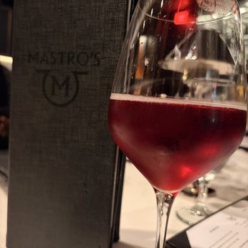 Mastro's Steakhouse - Sparkling red wine - Steakhouses Near Me - Columbus, Ohio