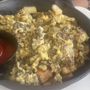 Rustic Root - Philly Cheesesteak scramble - Cocktail Bars Near Me - San Diego, California