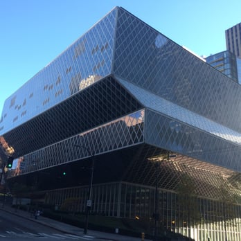 Kimpton Hotel Monaco Seattle - Seattle Central Public Library, kitty corner from the hotel - Hotels Near Me - Seattle, Washington