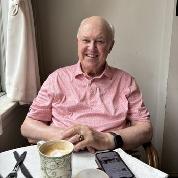 Café M - Wesley with his Latté... - Cafes Near Me - Savannah, Georgia