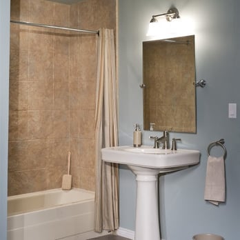 Re-Bath - a sink and tub in a bathroom - General Contractors Near Me - Springfield, Missouri