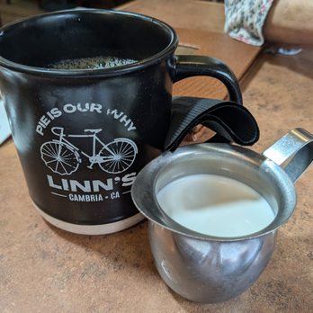 Linn's Restaurant - Coffee & Cream (Regular/Decaf, $4) - American Near Me - Cambria, California