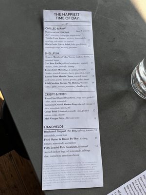 Menu photo 4 RockCreek Seafood & Spirits Seattle, WA Menu photo 4 RockCreek Seafood & Spirits Seattle, WA