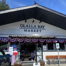 Exterior outside entrance of Olalla Bay Market - Olalla, Washington Exterior outside entrance of Olalla Bay Market - Olalla, Washington