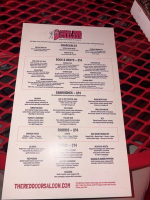 Menu photo 1 Red Door Saloon Nashville, TN Menu photo 1 Red Door Saloon Nashville, TN