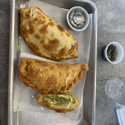 The Empanada Factory - Empanadas! One baked and one fried. Both were delicious.