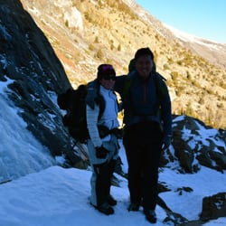 Sierra Mountain Guides - Dan and me