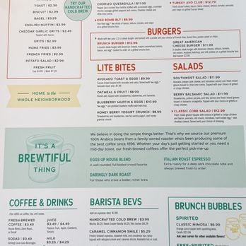 Eggs Up Grill - Back of Menu - Breakfast & Brunch Near Me - Conroe, Texas