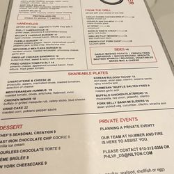 Hammer and Fire - Menu on 08/25/2023