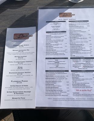 Menu photo 1 Our Place Lake Forest, CA