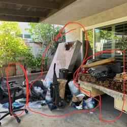 Gabriel's Junk Removal - Before picture. Junk that had to go!