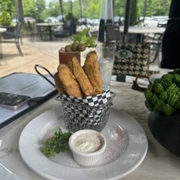 Fried pickles with ranch Fried pickles with ranch