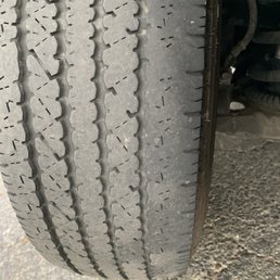 Worn tires Worn tires