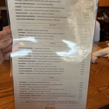 Pane E Vino - Menu (April 2025) - Italian Near Me - Covina, California
