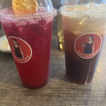 Nok’s Kitchen - Dragon fruit lemonade and Thai iced tea - Laotian Near Me - Westminster, California Nok’s Kitchen - Dragon fruit lemonade and Thai iced tea - Laotian Near Me - Westminster, California