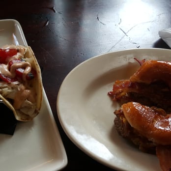 Parma Tavern - 1 of each taco and a Krispy Kreme burger - Italian Near Me - Buford, Georgia Parma Tavern - 1 of each taco and a Krispy Kreme burger - Italian Near Me - Buford, Georgia