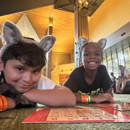 19 and 9 year olds still having a blast at the yearly visit! 19 and 9 year olds still having a blast at the yearly visit!