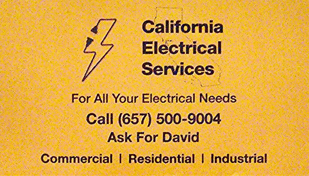 Slide of California Electrical Services