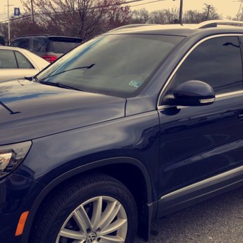 Philly's Tint Shop - "After" Left side front windshield strip, back and front windows. - Home Window Tinting Near Me - Chesapeake, Virginia Philly's Tint Shop - "After" Left side front windshield strip, back and front windows. - Home Window Tinting Near Me - Chesapeake, Virginia