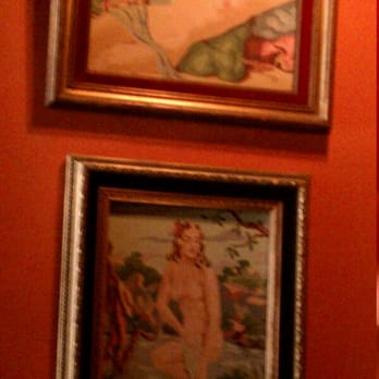 Casanova Lounge - two of the more tame paintings... - Dive Bars Near Me - San Francisco, California