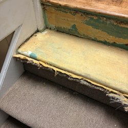 A F Keating Handyman Service - Carpet removal of stairs (nails, staples)