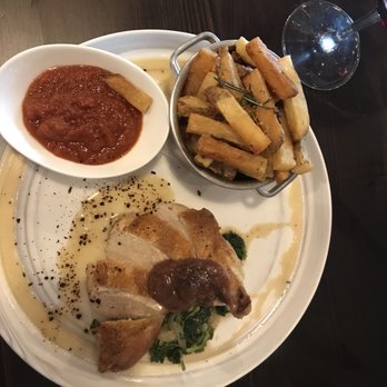 The Tennessee Truffle - Airline chicken with a date jam, French fries and a homemade ketchup - Southern Near Me - Sanford, Florida