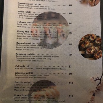 Sam Ramen - sushi menu - Ramen Near Me - Pasadena, Texas