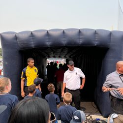University of Nevada - Reno - Getting ready to go on the field