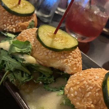 Brick & Bourbon - Wagyu Sliders - New American Near Me - Maple Grove, Minnesota Brick & Bourbon - Wagyu Sliders - New American Near Me - Maple Grove, Minnesota