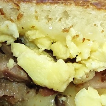 Shift Coffee House - Fake eggs next to real brisket - Coffee & Tea Near Me - Sacramento, California