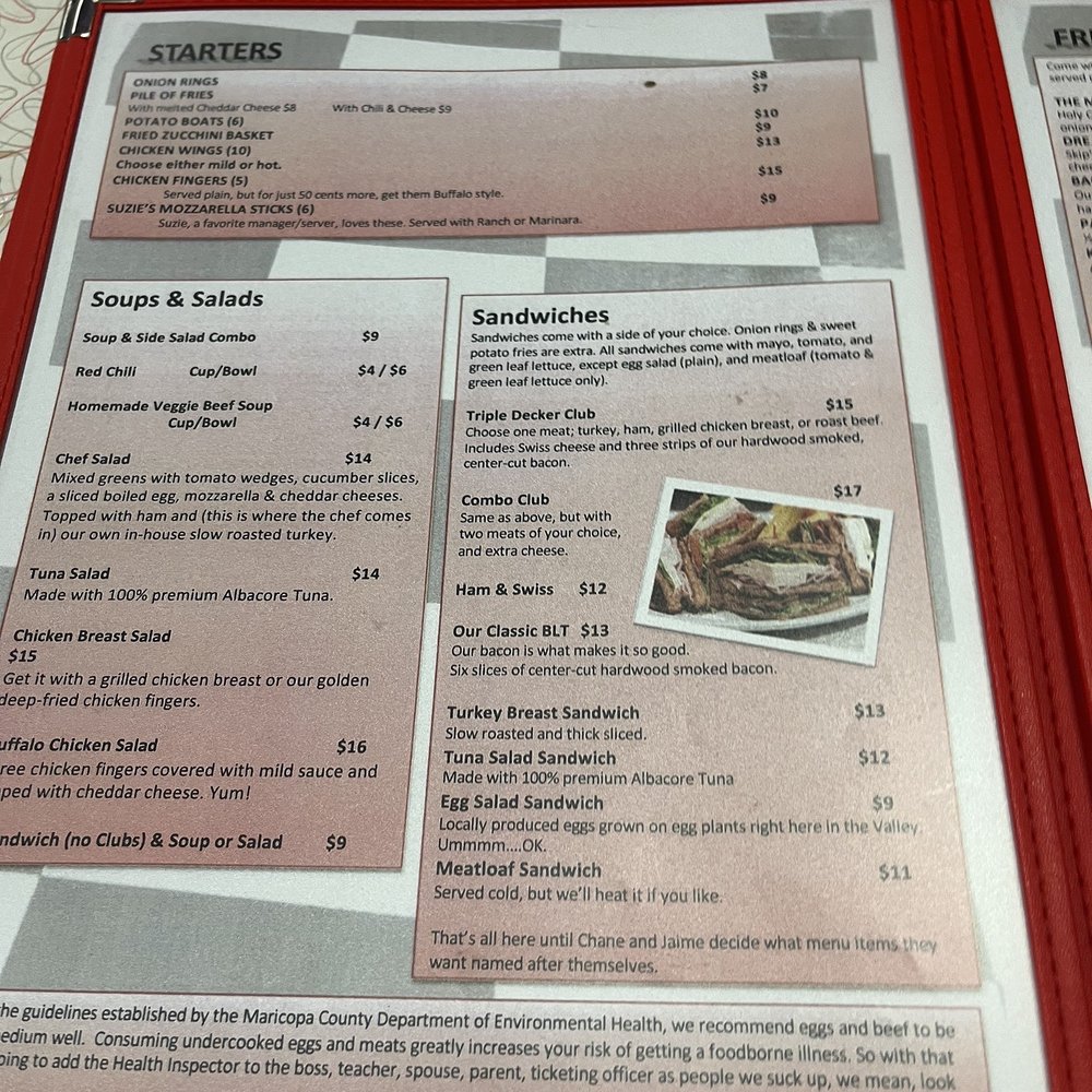Chase's Diner - Menu - Diners Near Me - Chandler, Arizona