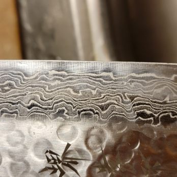 Apex Sharpening - When the blade gets scratched for whatever reason, we can polish and remove the scratches for you. - Knife Sharpening Near Me - Newark, Delaware