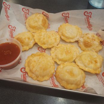 Friendly's - FRIED RAVIOLI BITES: A couple of these ravioli bites were still cold in the middle. - Ice Cream & Frozen Yogurt Near Me - Melbourne, Florida Friendly's - FRIED RAVIOLI BITES: A couple of these ravioli bites were still cold in the middle. - Ice Cream & Frozen Yogurt Near Me - Melbourne, Florida