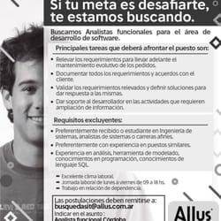 Allus- Call Center - Oferta de laburo en Córdoba.