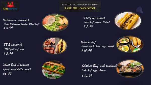 Menu photo 1 King Seafood Millington Millington, TN Menu photo 1 King Seafood Millington Millington, TN